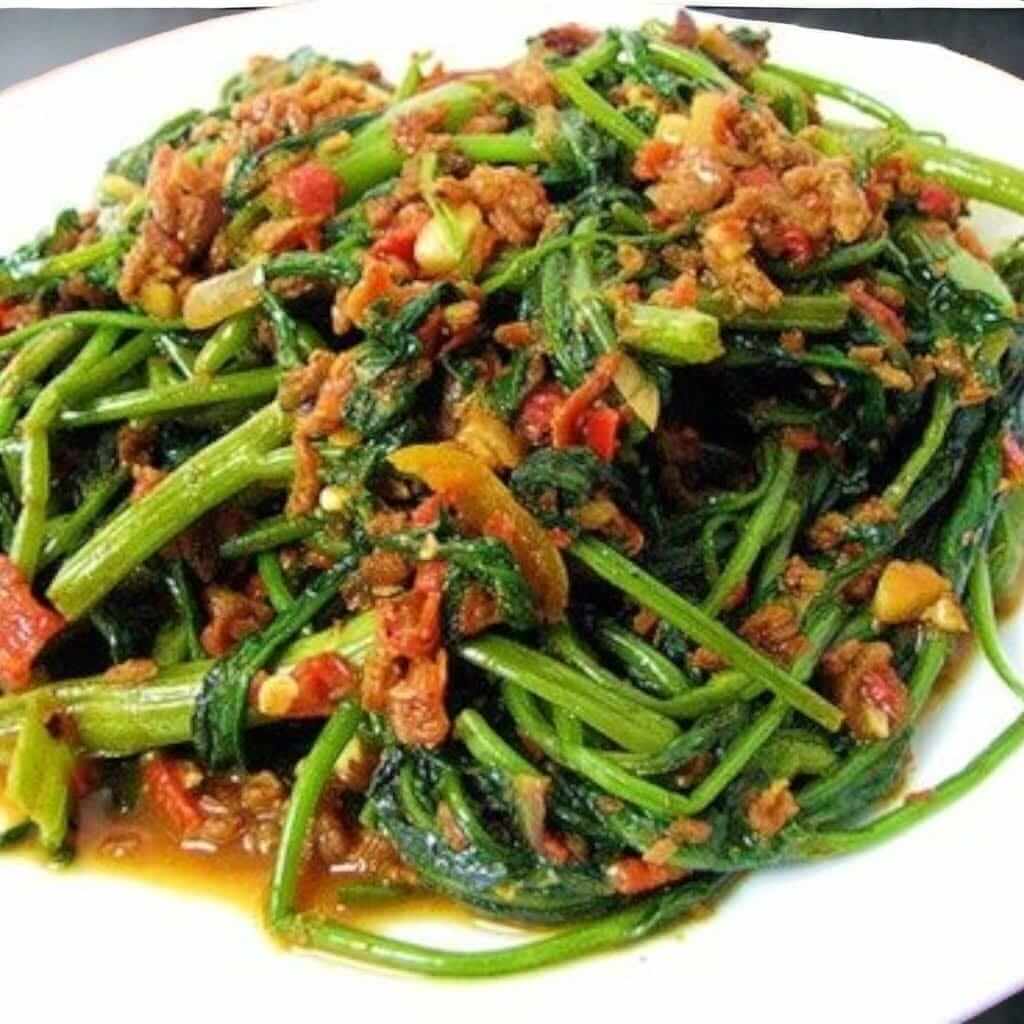 Don't miss out on this mouthwatering Sambal Kang Kong Dish