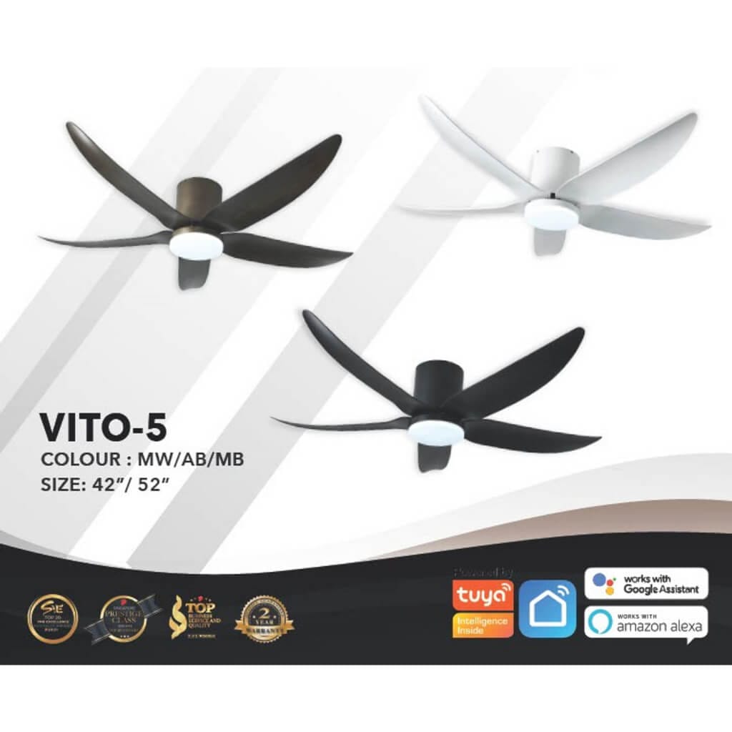 BESTAR WiFi Smart Ceiling Fan Vito-5